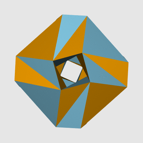 The Grünbaum polyhedron of genus 5
